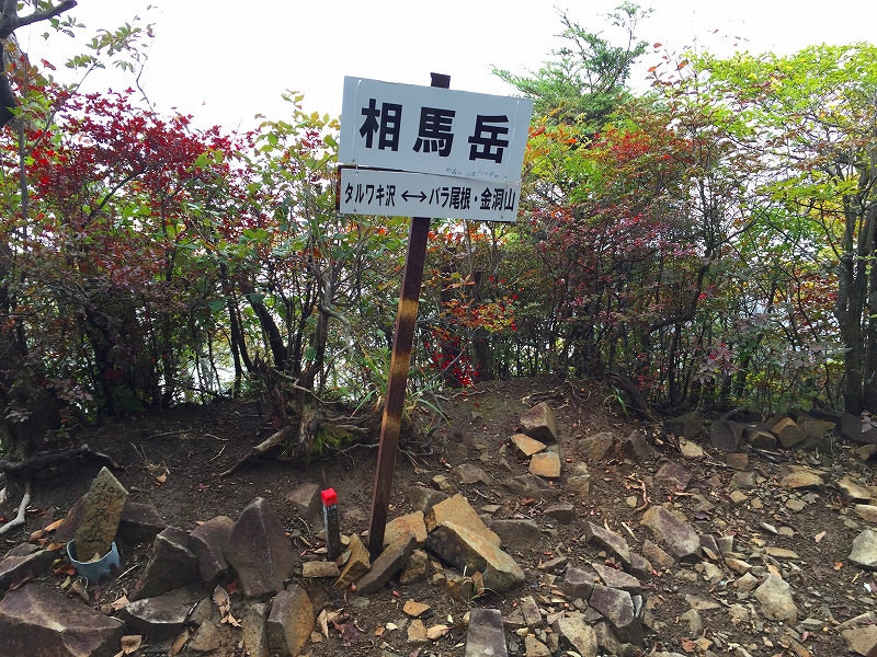 相馬岳山頂 (標高: 1,104m)