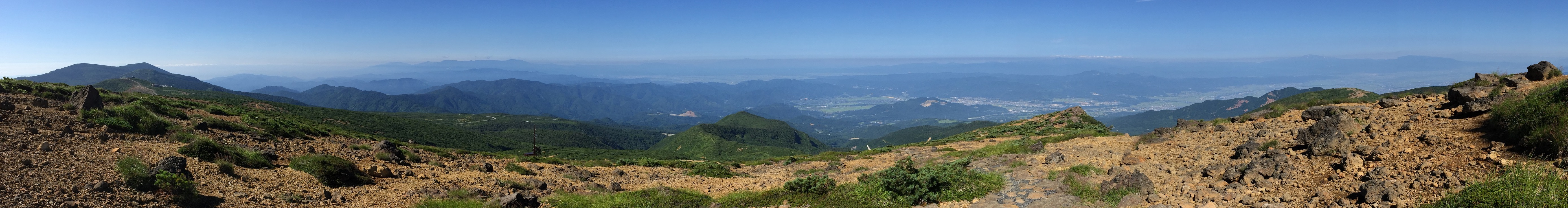 熊野岳からの眺望